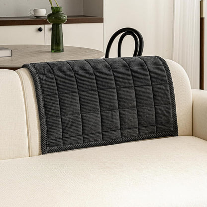 Couch Covers for Dogs, Non Slip Washable Pet Couch Covers for Sofa | 27.6”x70.9” Dark Brown Soft Velvet Sofa Covers for 2-3 Cushion Couch, Couch Protect Against Pet Hair, Scratches & Stains