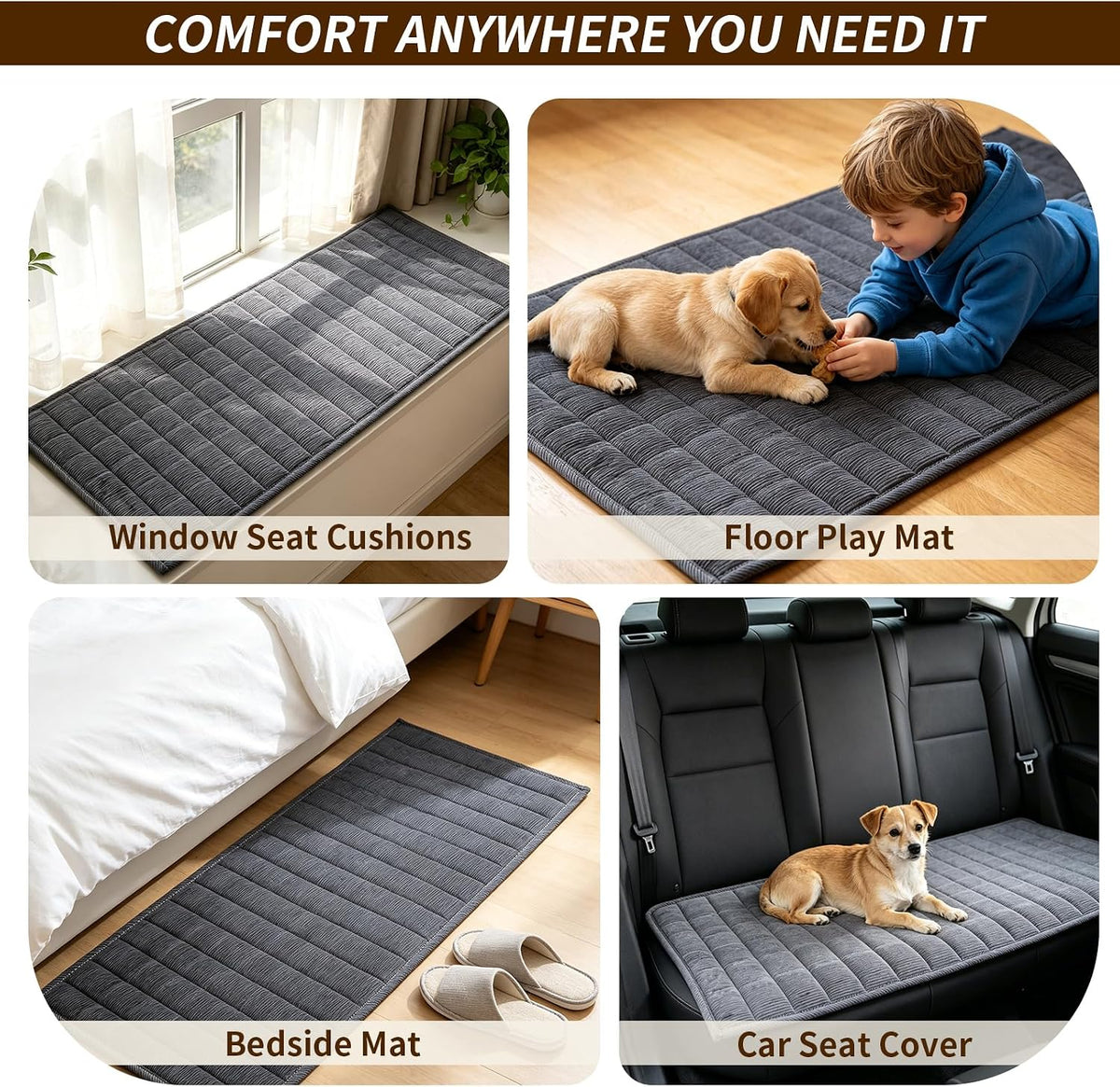 Couch Covers for Dogs, Non Slip Washable Pet Couch Covers for Sofa | 27.6”x70.9” Dark Brown Soft Velvet Sofa Covers for 2-3 Cushion Couch, Couch Protect Against Pet Hair, Scratches & Stains