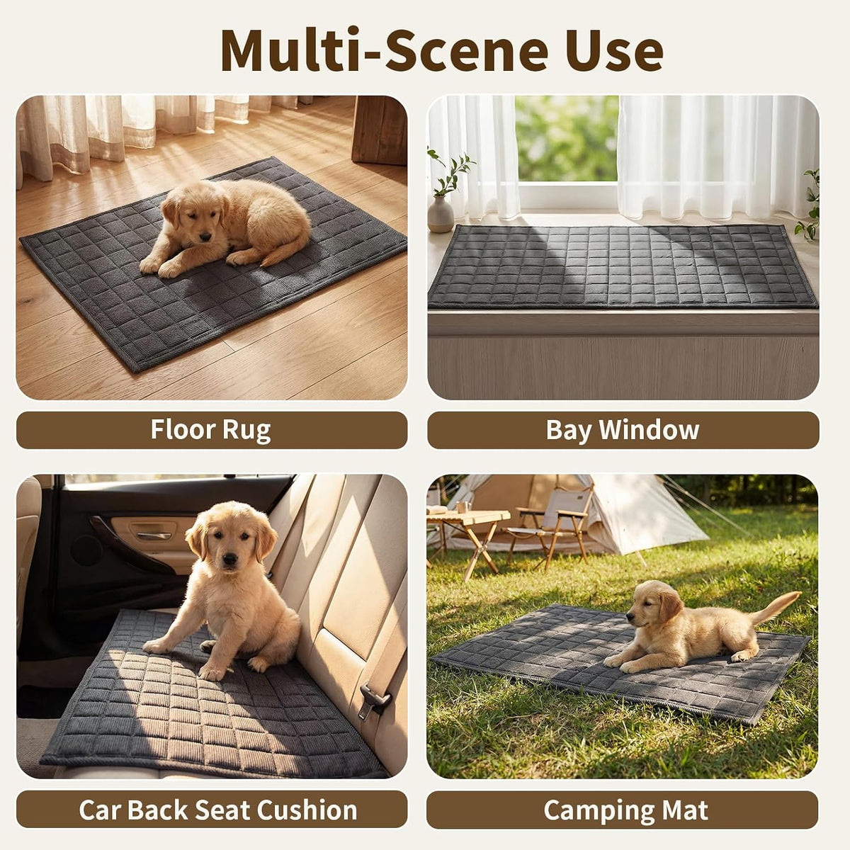 Couch Covers for Dogs, Non Slip Washable Pet Couch Covers for Sofa | 27.6”x70.9” Dark Brown Soft Velvet Sofa Covers for 2-3 Cushion Couch, Couch Protect Against Pet Hair, Scratches & Stains