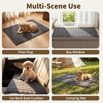 Couch Covers for Dogs, Non Slip Washable Pet Couch Covers for Sofa | 27.6”x70.9” Dark Brown Soft Velvet Sofa Covers for 2-3 Cushion Couch, Couch Protect Against Pet Hair, Scratches & Stains