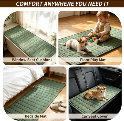 Couch Covers for Dogs, Non Slip Washable Pet Couch Covers for Sofa | 27.6”x70.9” Dark Brown Soft Velvet Sofa Covers for 2-3 Cushion Couch, Couch Protect Against Pet Hair, Scratches & Stains