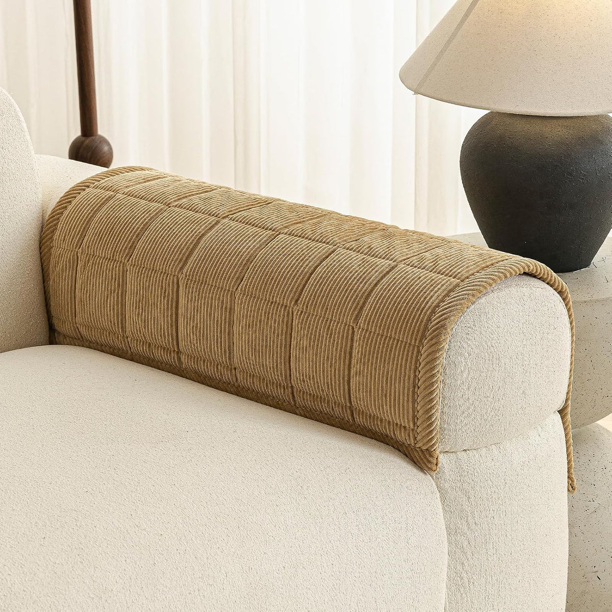 Couch Covers for Dogs, Non Slip Washable Pet Couch Covers for Sofa | 27.6”x70.9” Dark Brown Soft Velvet Sofa Covers for 2-3 Cushion Couch, Couch Protect Against Pet Hair, Scratches & Stains