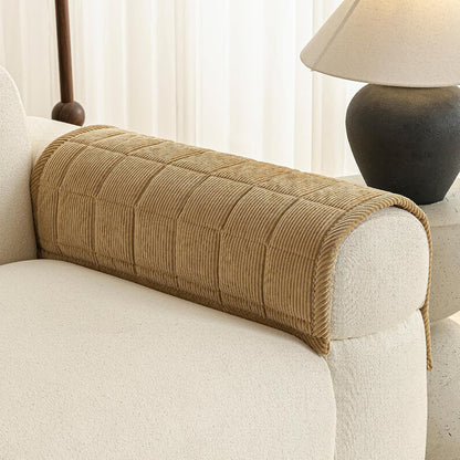 Couch Covers for Dogs, Non Slip Washable Pet Couch Covers for Sofa | 27.6”x70.9” Dark Brown Soft Velvet Sofa Covers for 2-3 Cushion Couch, Couch Protect Against Pet Hair, Scratches & Stains