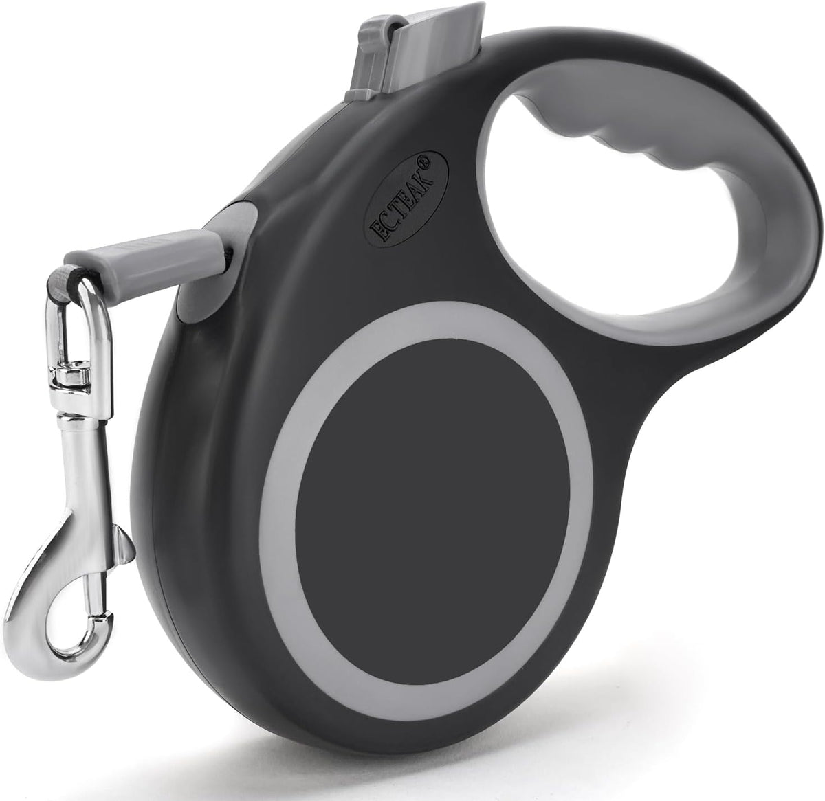 Retractable Dog Leash 26 FT, Heavy Duty Dog Leash for Dogs up to 110lbs, Strong Nylon Tape No Tangle, One-Handed Brake, Pause, Lock, Perfect for Medium Large Dogs (Black, 26 FT(66-110 LBS))