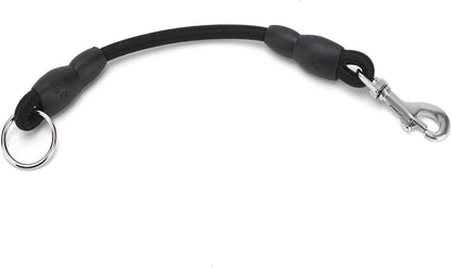 Retractable Dog Leash 26 FT, Heavy Duty Dog Leash for Dogs up to 110lbs, Strong Nylon Tape No Tangle, One-Handed Brake, Pause, Lock, Perfect for Medium Large Dogs (Black, 26 FT(66-110 LBS))