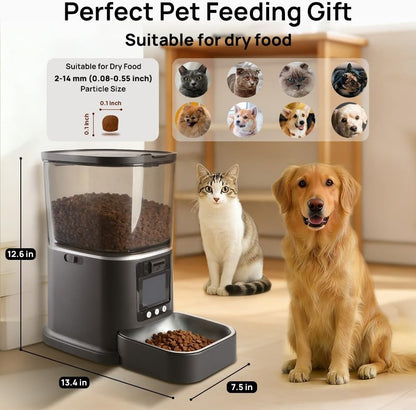 Automatic Cat Feeder with Camera Two-Way Video/Autio 5G WiFi, 5L
