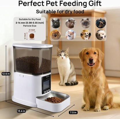 Automatic Cat Feeder with Camera Two-Way Video/Autio 5G WiFi, 5L
