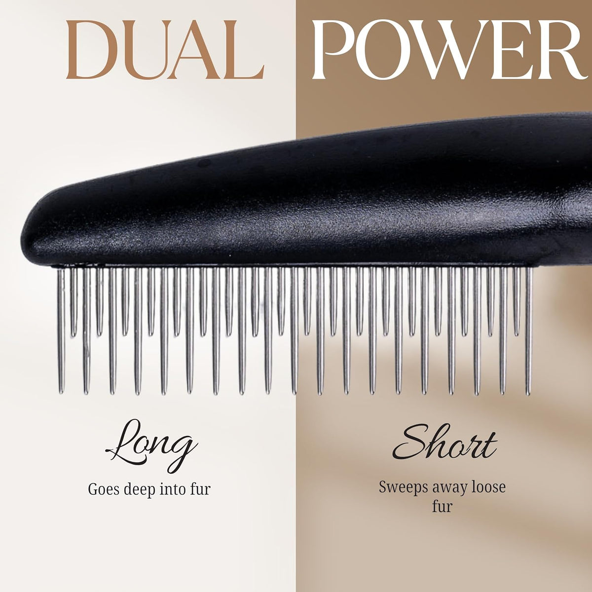Dog Slicker Brush - Large - Protective Ball Tipped Pins Massages Pet Skin - Professional Groomer Dog Brush for Goldendoodle - Golden Retriever Brush (Large Size)