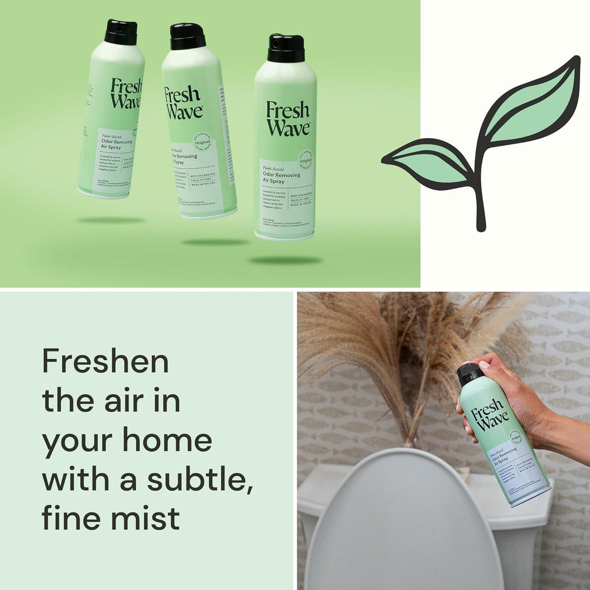 Original Room and Fabric Air Freshener Spray, 2-Pk, 8 oz