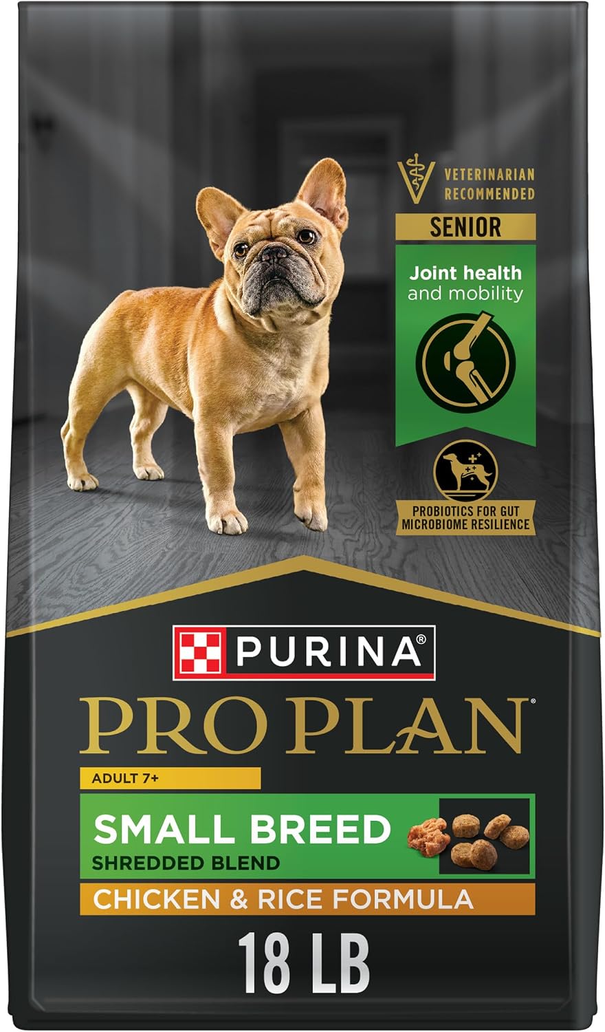 Small Breed Senior Dog Food, Shredded Blend, 6 lb Bag