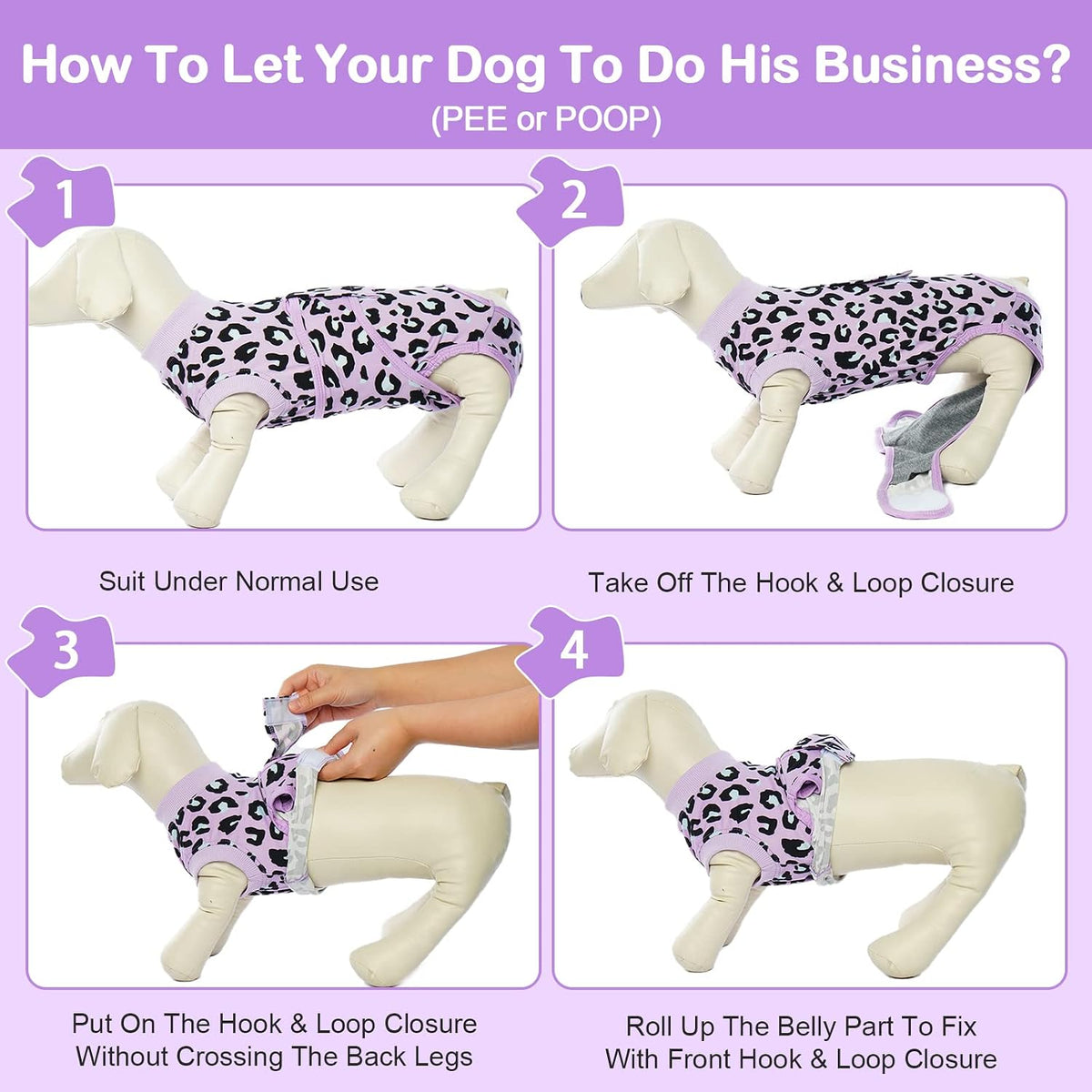 Dog Recovery Suit After Surgery, Spay Neuter Surgical Suit for Dogs