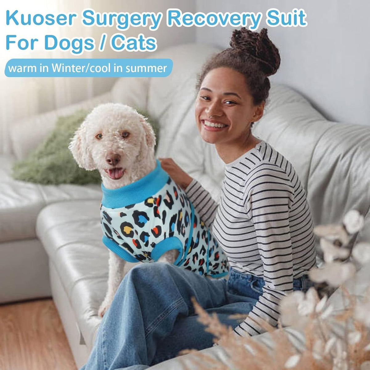 Dog Recovery Suit After Surgery, Spay Neuter Surgical Suit for Dogs