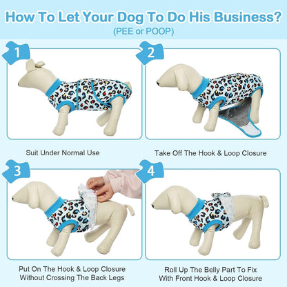Dog Recovery Suit After Surgery, Spay Neuter Surgical Suit for Dogs