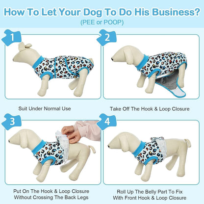 Dog Recovery Suit After Surgery, Spay Neuter Surgical Suit for Dogs