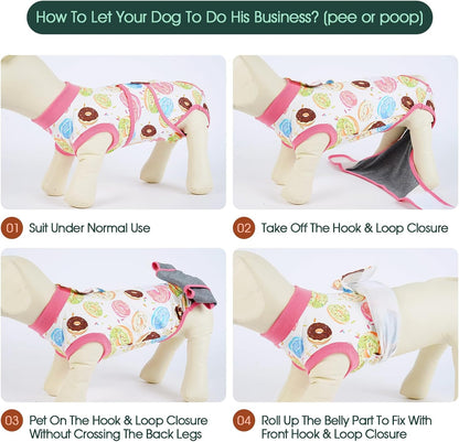 Dog Recovery Suit After Surgery, Spay Neuter Surgical Suit for Dogs