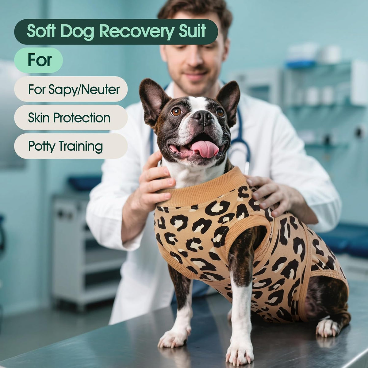 Dog Recovery Suit After Surgery, Spay Neuter Surgical Suit for Dogs