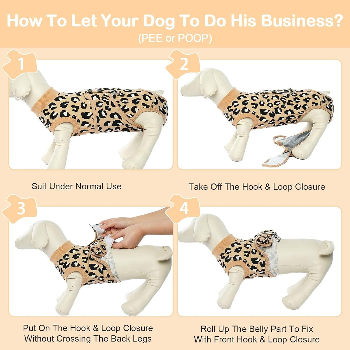 Dog Recovery Suit After Surgery, Spay Neuter Surgical Suit for Dogs