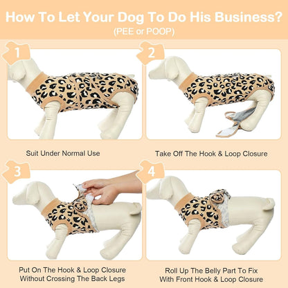 Dog Recovery Suit After Surgery, Spay Neuter Surgical Suit for Dogs