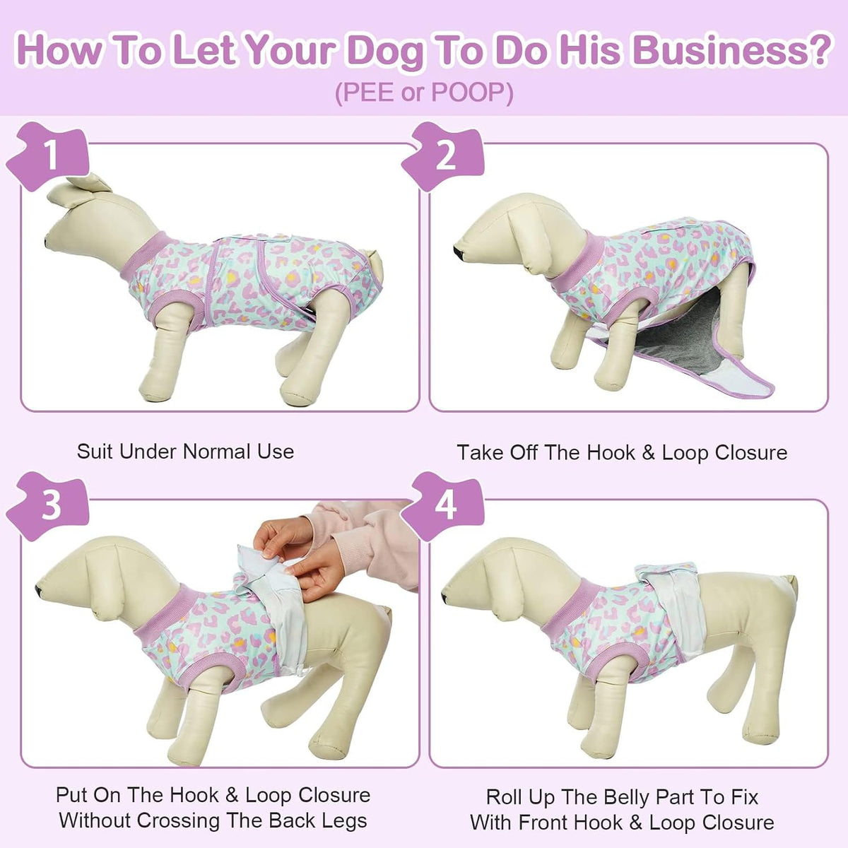 Dog Recovery Suit After Surgery, Spay Neuter Surgical Suit for Dogs