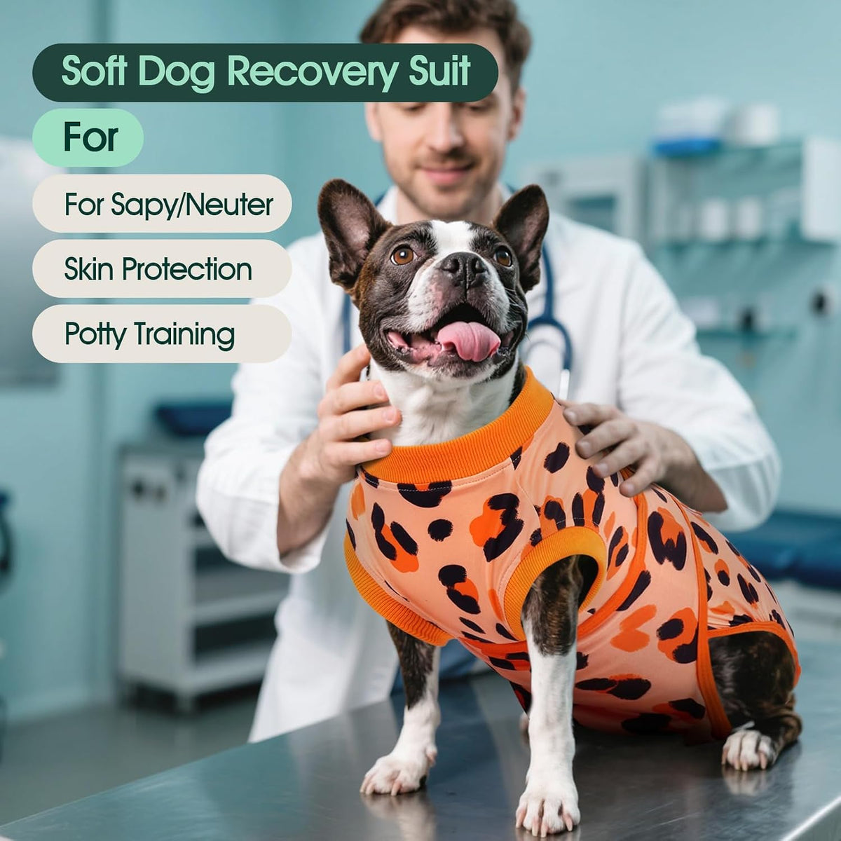 Dog Recovery Suit After Surgery, Spay Neuter Surgical Suit for Dogs