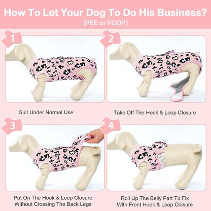 Dog Recovery Suit After Surgery, Spay Neuter Surgical Suit for Dogs