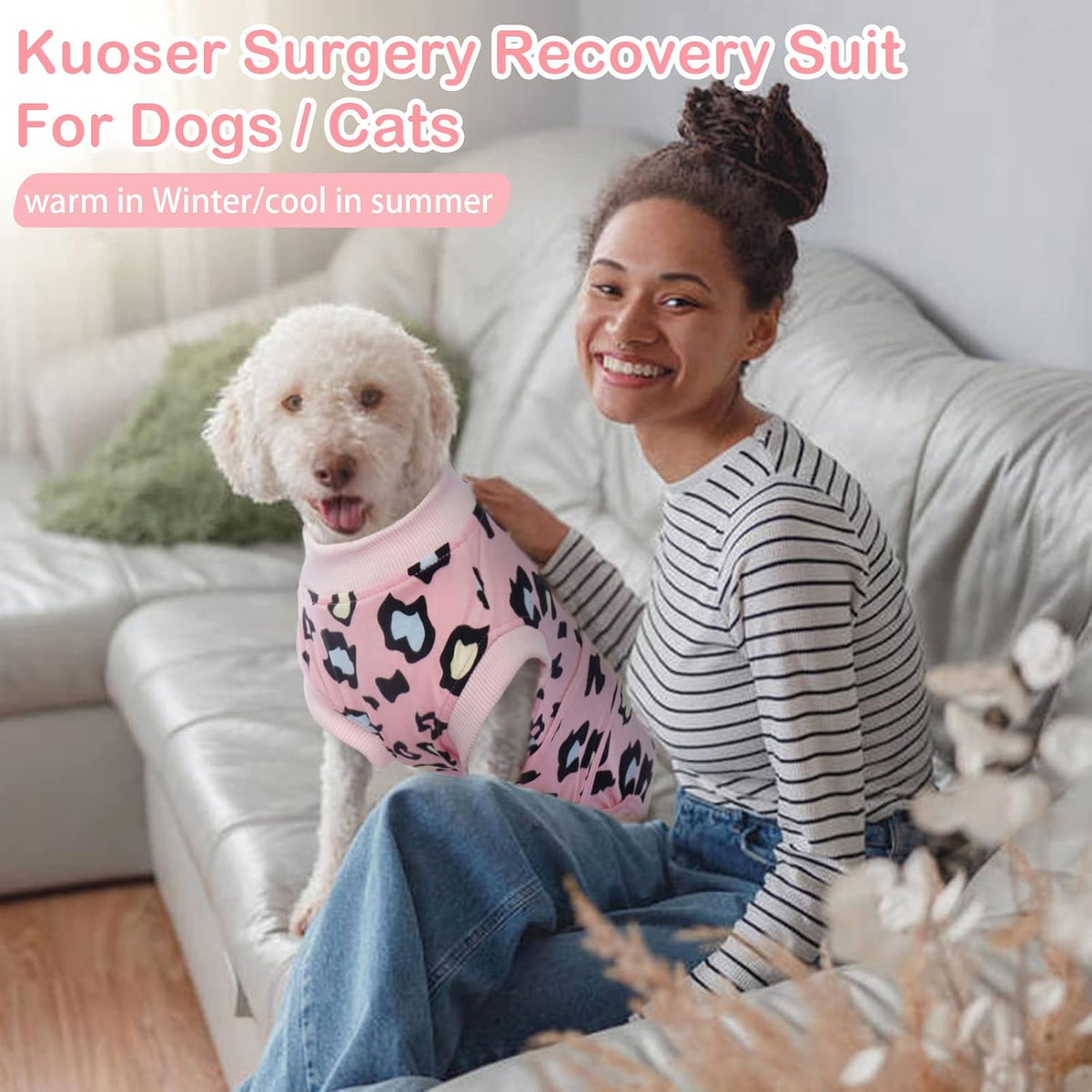 Dog Recovery Suit After Surgery, Spay Neuter Surgical Suit for Dogs