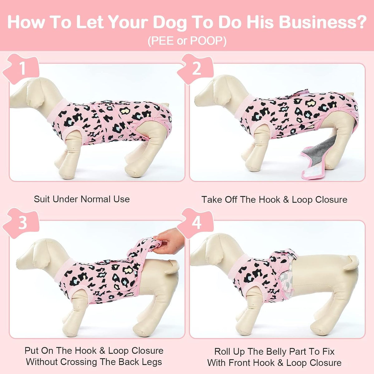 Dog Recovery Suit After Surgery, Spay Neuter Surgical Suit for Dogs