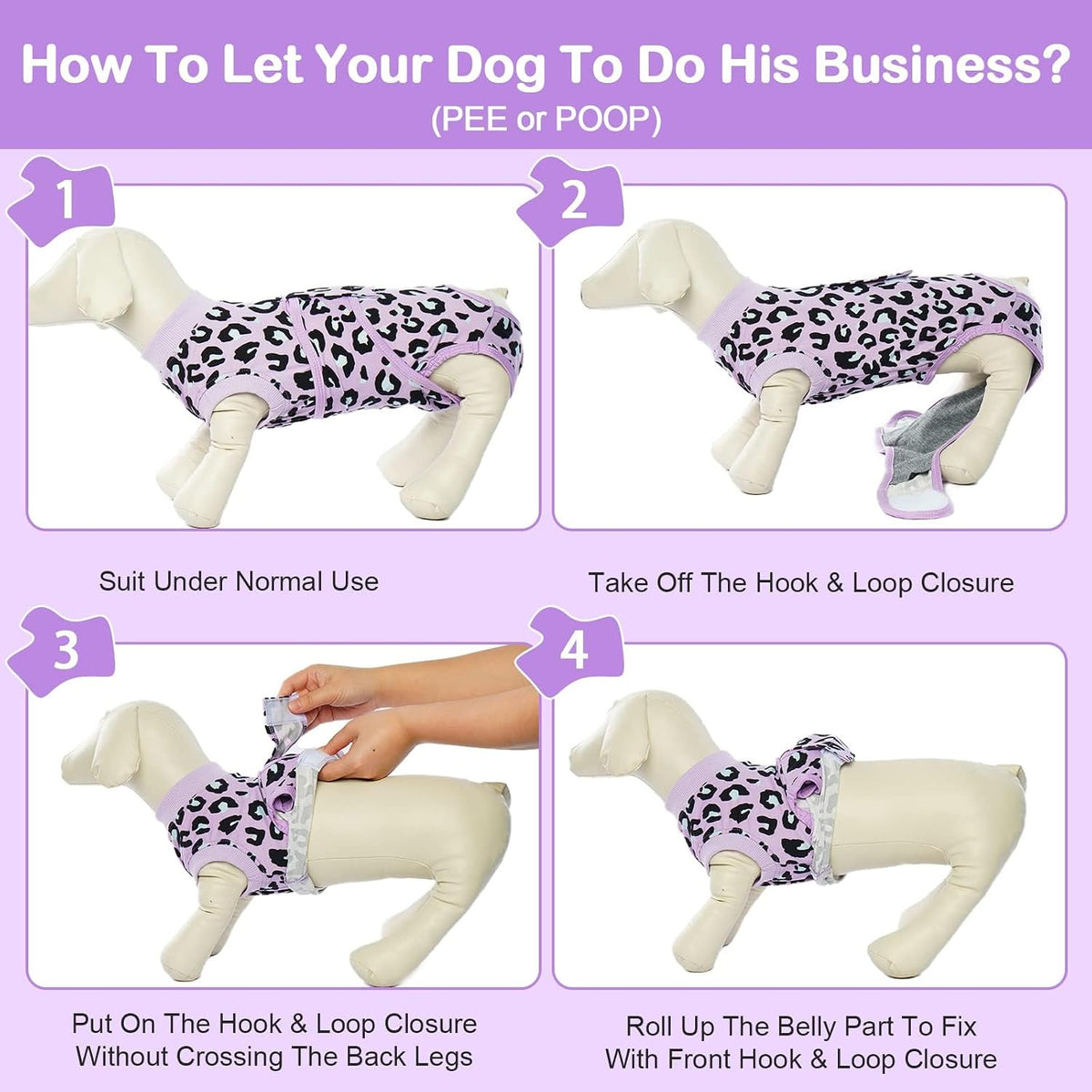 Dog Recovery Suit After Surgery, Spay Neuter Surgical Suit for Dogs