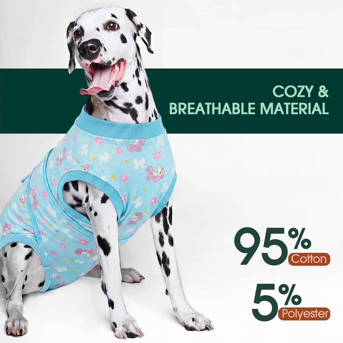Dog Recovery Suit After Surgery, Spay Neuter Surgical Suit for Dogs