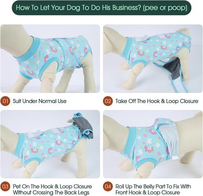Dog Recovery Suit After Surgery, Spay Neuter Surgical Suit for Dogs