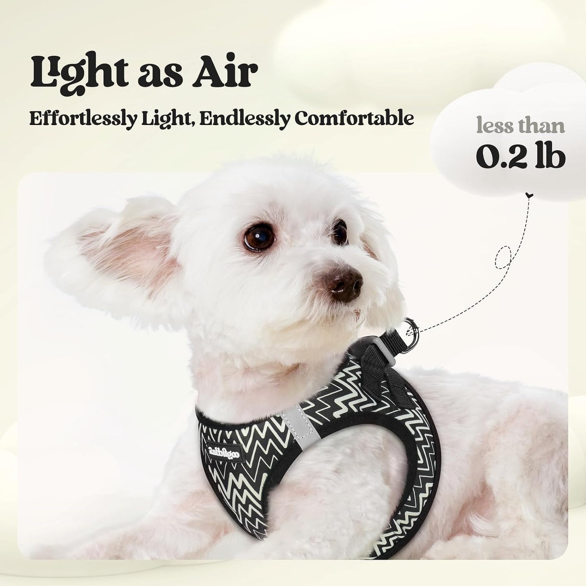 Dog Harness Small Sized and Leash Set, Step-in Puppy Pet Vest - Colors B