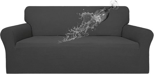 100% Waterproof Couch Cover, 3 Cushion Couch Slipcover for Sofa