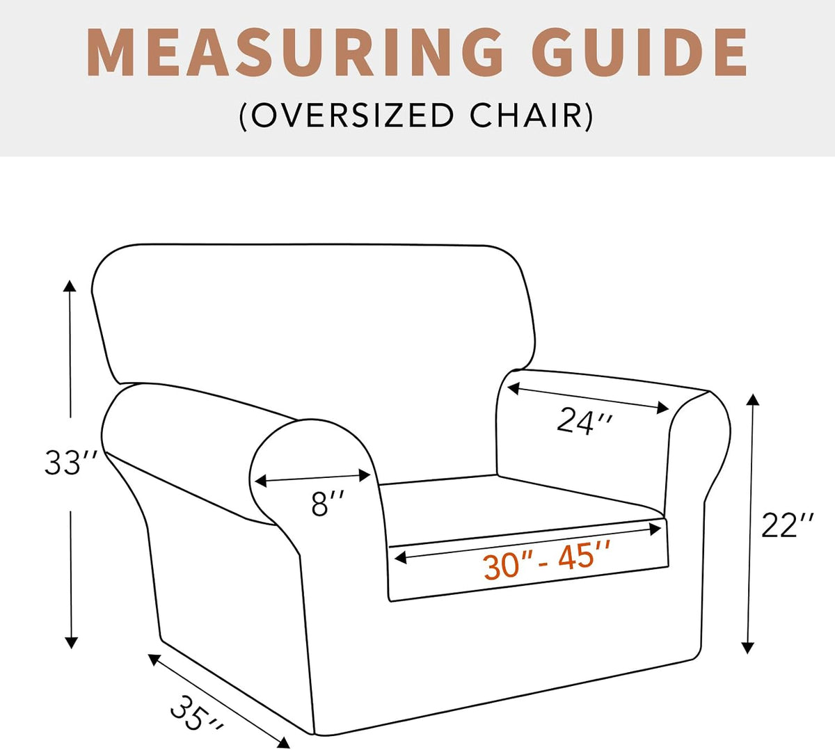 100% Waterproof Couch Cover, 3 Cushion Couch Slipcover for Sofa