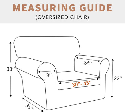 100% Waterproof Couch Cover, 3 Cushion Couch Slipcover for Sofa