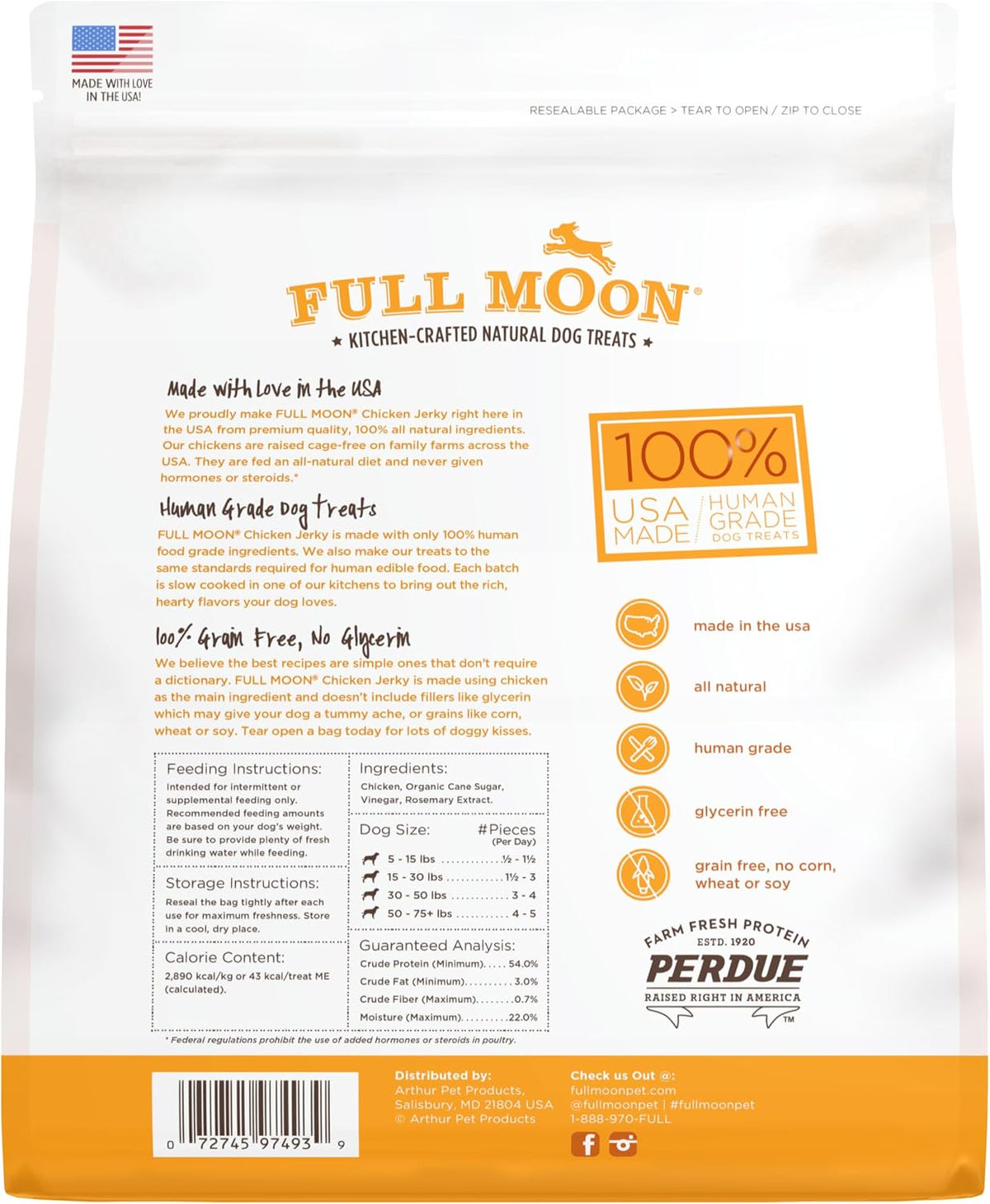 Full Moon® Chicken Jerky Dog Treats 12 oz
