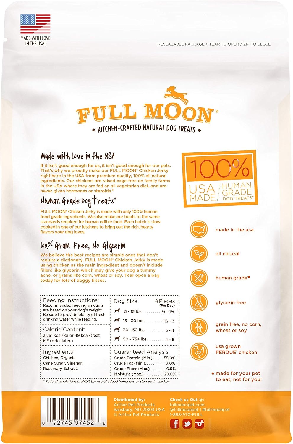 Full Moon® Chicken Jerky Dog Treats 12 oz