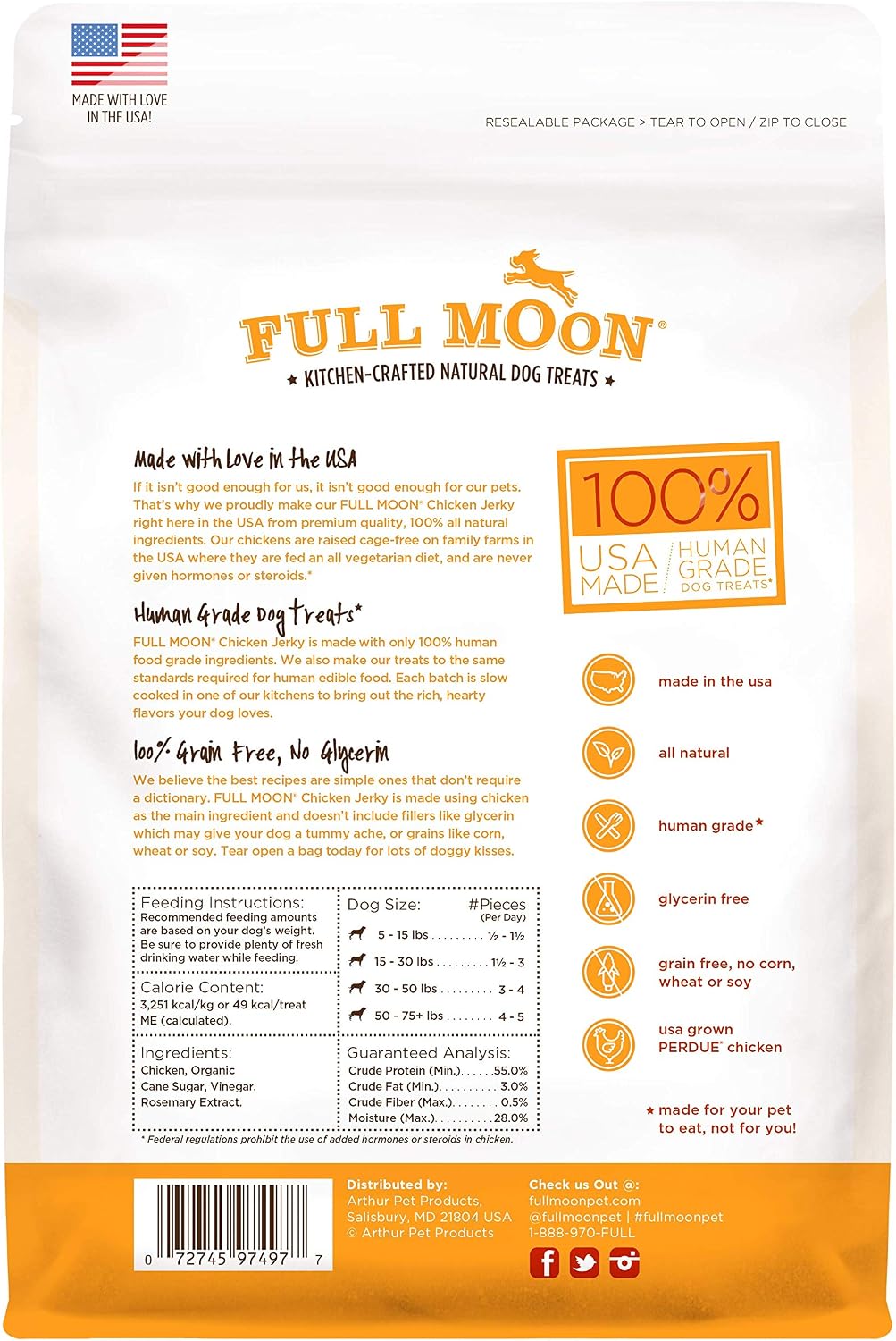 Full Moon® Chicken Jerky Dog Treats 12 oz