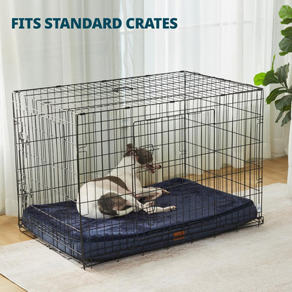 Orthopedic Memory Foam XXL Dog Bed - 6" Thick Beds for Extra Large Sized Dog - Waterproof Removable Washable Cover & Wrap-Around Zipper - Ultimate Comfort & Easy Maintenance, Dary Grey