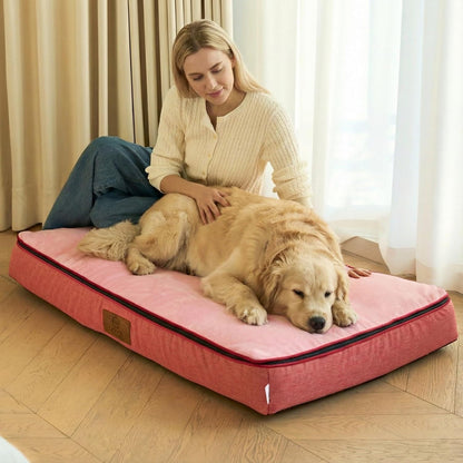 Orthopedic Memory Foam XXL Dog Bed - 6" Thick Beds for Extra Large Sized Dog - Waterproof Removable Washable Cover & Wrap-Around Zipper - Ultimate Comfort & Easy Maintenance, Dary Grey