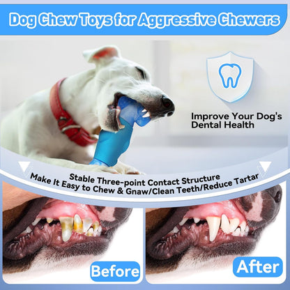 Dog Toys for Aggressive Chewers, Squeaky Tough Chew Toys