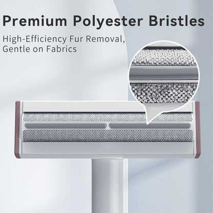 Pet Hair Remover, Lint Brush- Reusable Lint Roller for Cat & Dog Hair on Couch, Carpet, Rugs & Bedding- Portable, Eco-Friendly, No Need for Lint Roller Refills (Gray & White)