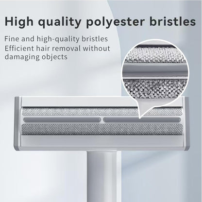 Pet Hair Remover, Lint Brush- Reusable Lint Roller for Cat & Dog Hair on Couch, Carpet, Rugs & Bedding- Portable, Eco-Friendly, No Need for Lint Roller Refills (Gray & White)
