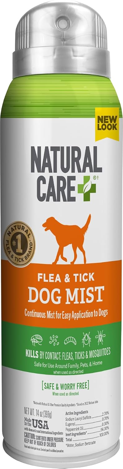 Flea & Tick Spray for Dogs, Flea & Tick Treatment, 14oz