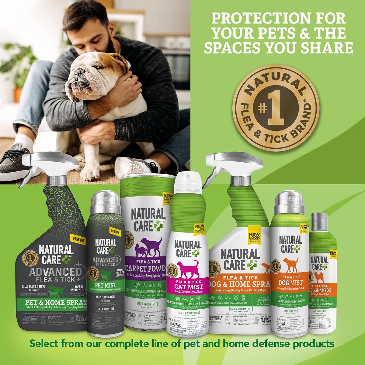 Flea & Tick Spray for Dogs, Flea & Tick Treatment, 14oz