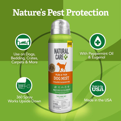 Flea & Tick Spray for Dogs, Flea & Tick Treatment, 14oz