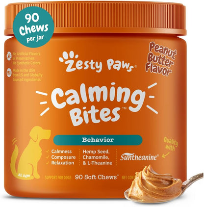 Calming Chews for Dogs - Dog Calming Supplement, PB