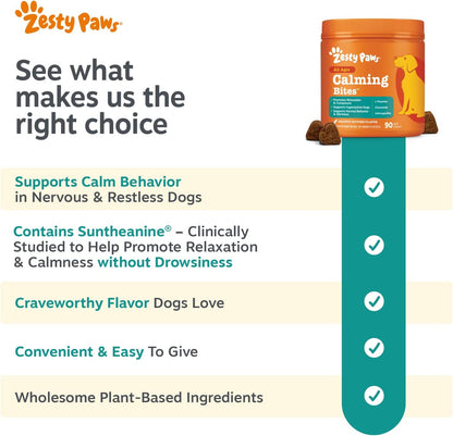 Calming Chews for Dogs - Dog Calming Supplement, PB