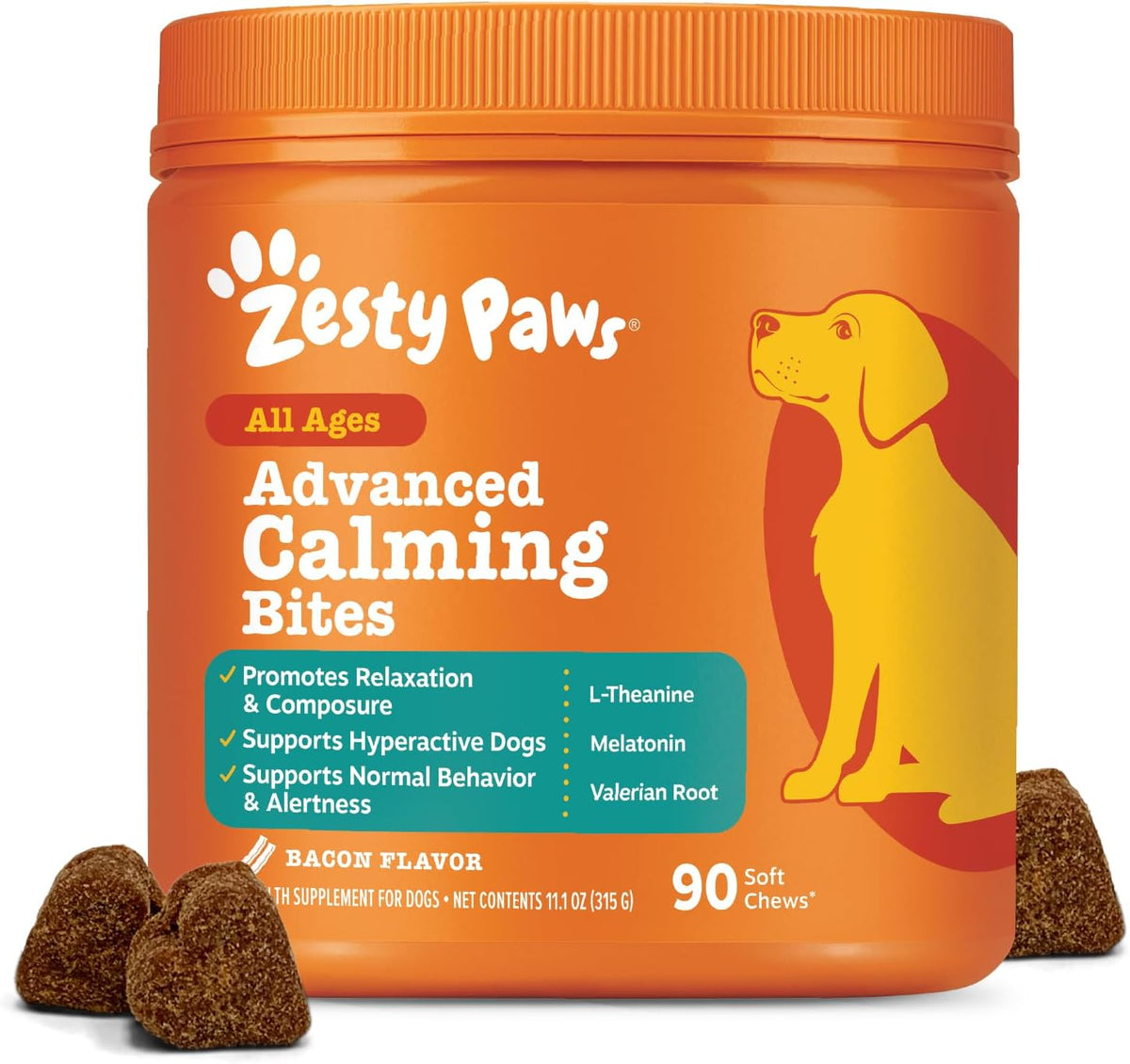 Calming Chews for Dogs - Dog Calming Supplement, PB