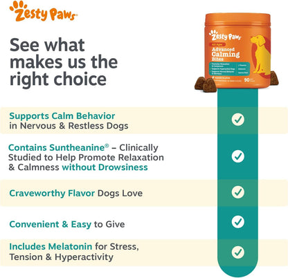 Calming Chews for Dogs - Dog Calming Supplement, PB