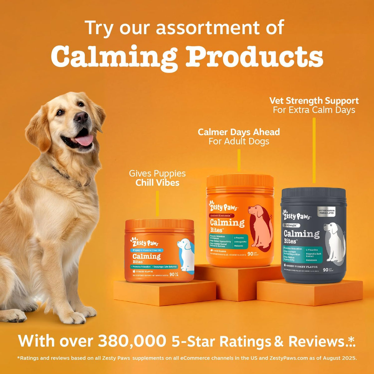 Calming Chews for Dogs - Dog Calming Supplement, PB